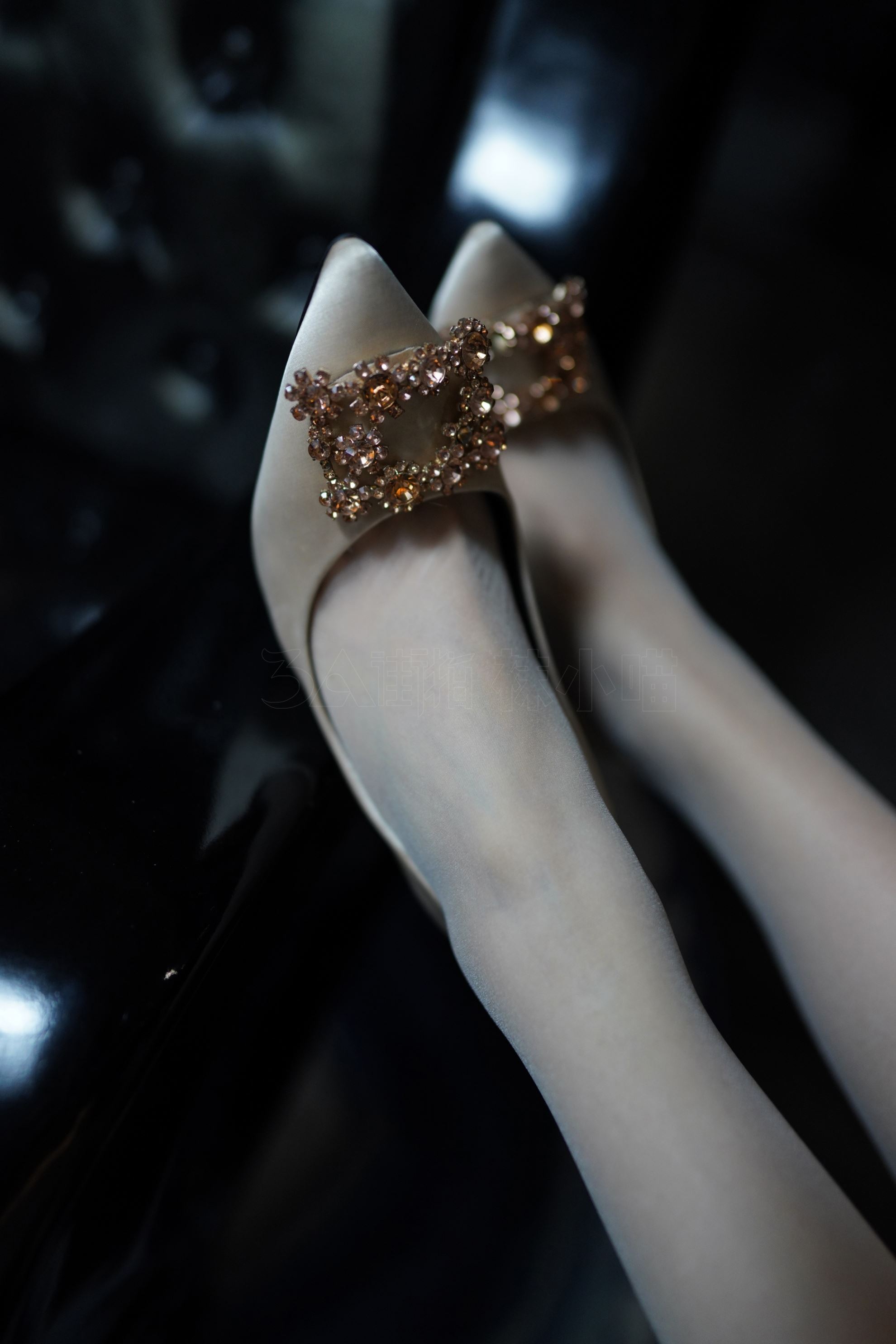 kittyWawa袜小喵  KT201 吊带袜天使